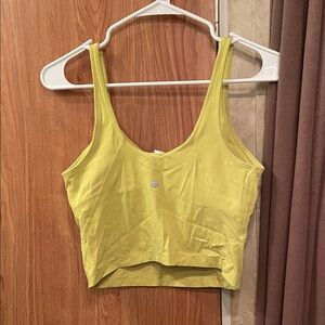 Lululemon Athletica Yellow Bra Top